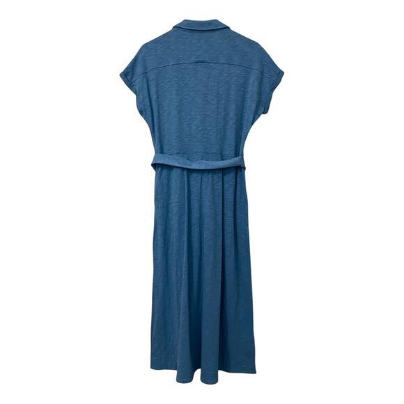 Boden Thomasina Jersey Midi Shirt Dress 6R 100% Cotton Collared Preppy Cottage - Picture 6 of 13